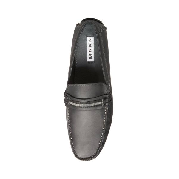 Adidași Barbati Steve Madden Grab Piele Negrii | SM-648AT