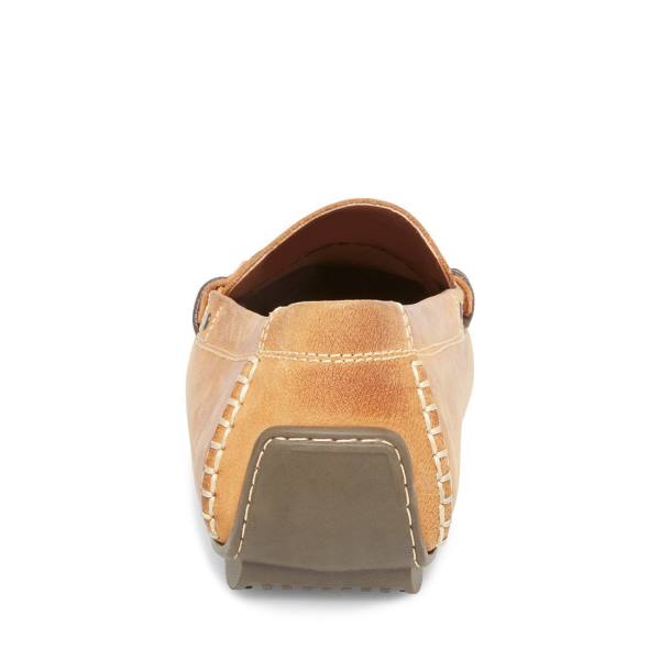 Adidași Barbati Steve Madden Grab Tan Piele Maro | SM-690IP