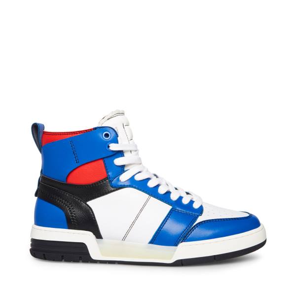 Adidași Barbati Steve Madden Mallow-white-blue Rosii Albi Albastri | SM-950DQ