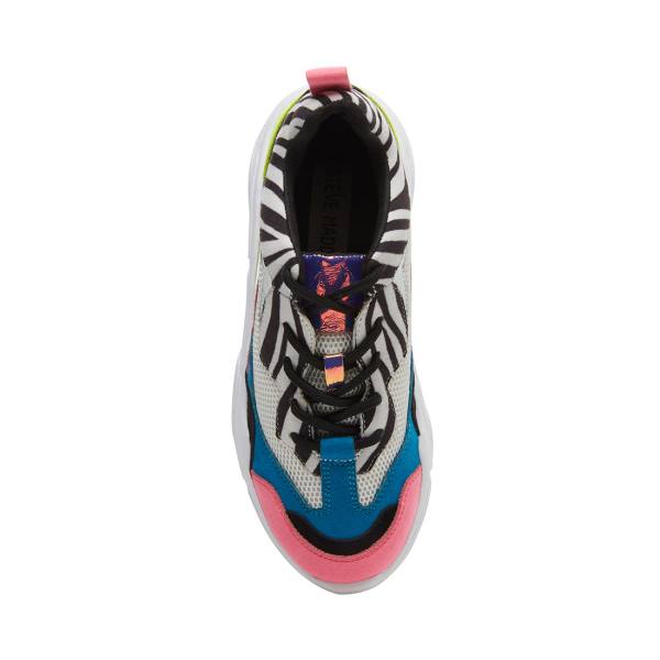 Adidași Copii Steve Madden Jantonia Zebra Colorati | SM-712TI