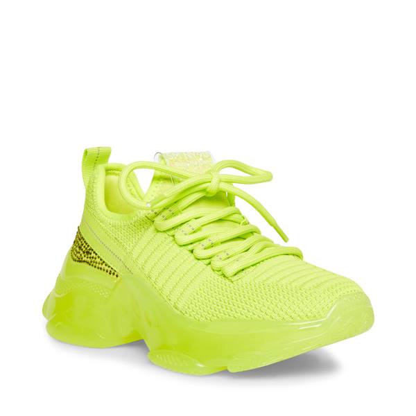 Adidași Copii Steve Madden Jmaxima Neon Galbeni | SM-238PG