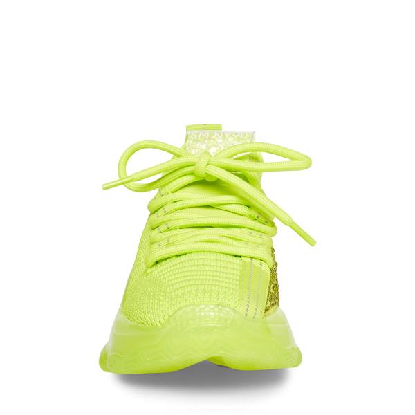 Adidași Copii Steve Madden Jmaxima Neon Galbeni | SM-238PG