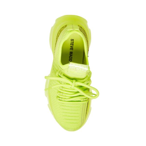 Adidași Copii Steve Madden Jmaxima Neon Galbeni | SM-238PG