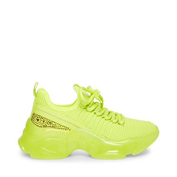 Adidași Copii Steve Madden Jmaxima Neon Galbeni | SM-238PG