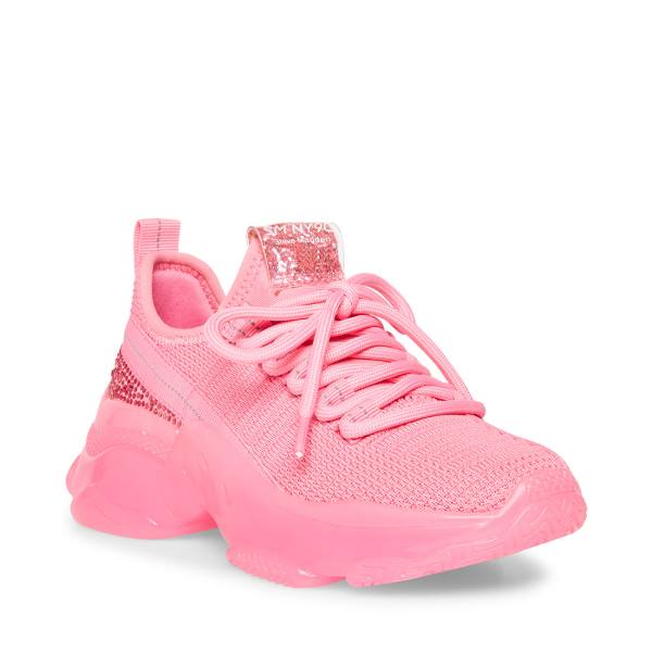 Adidași Copii Steve Madden Jmaxima Neon Roz | SM-284CW