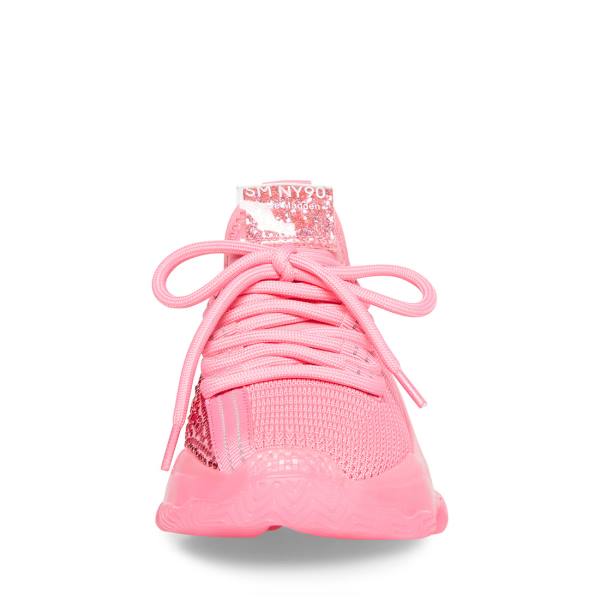 Adidași Copii Steve Madden Jmaxima Neon Roz | SM-284CW