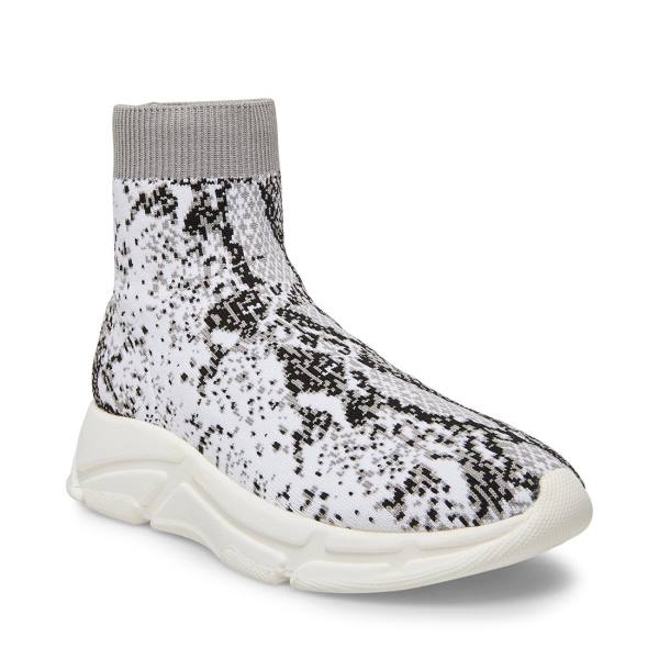 Adidași Dama Steve Madden Bitten Snake Albi Snakeskin | SM-581HN