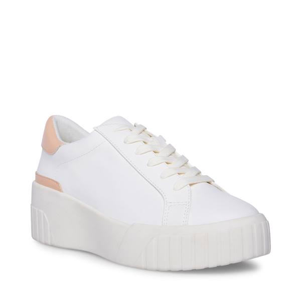 Adidași Dama Steve Madden Calder Sand Albi Maro | SM-024AH