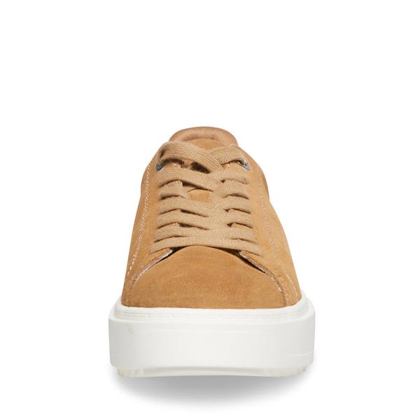 Adidași Dama Steve Madden Catcher Taupe Piele Intoarsa Gri Maro | SM-019JB