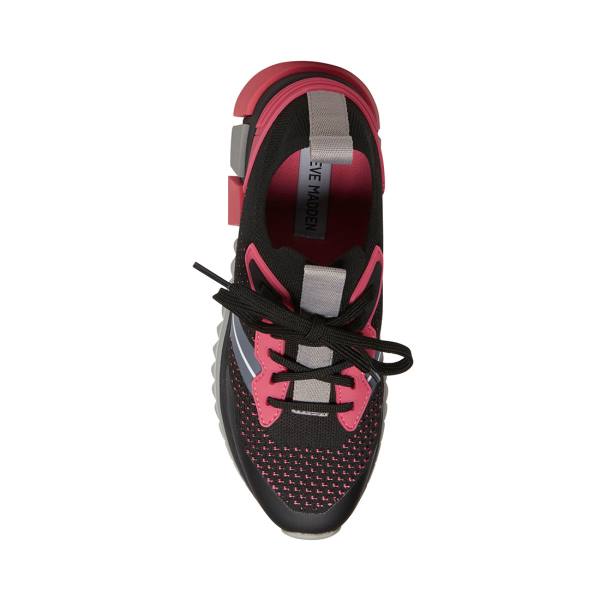 Adidași Dama Steve Madden Dribble Negrii Colorati | SM-078EJ