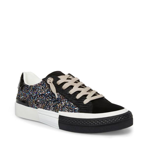 Adidași Dama Steve Madden Embark Glitter Negrii | SM-612GP