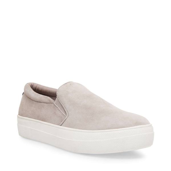 Adidași Dama Steve Madden Gills Piele Intoarsa Gri | SM-048CA