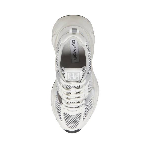 Adidași Dama Steve Madden Issac Albi Gri | SM-524QG