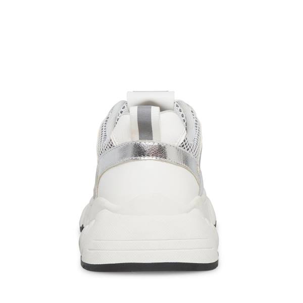 Adidași Dama Steve Madden Issac Albi Gri | SM-524QG