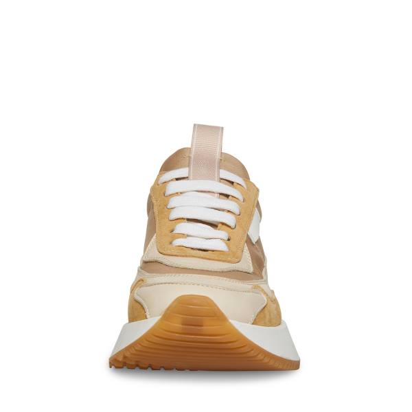 Adidași Dama Steve Madden Korry Natural Bej Colorati | SM-562FJ