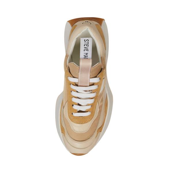 Adidași Dama Steve Madden Korry Natural Bej Colorati | SM-562FJ