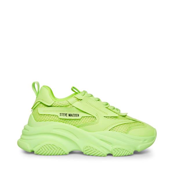 Adidași Dama Steve Madden Possession Lime Verzi Deschis | SM-185SB