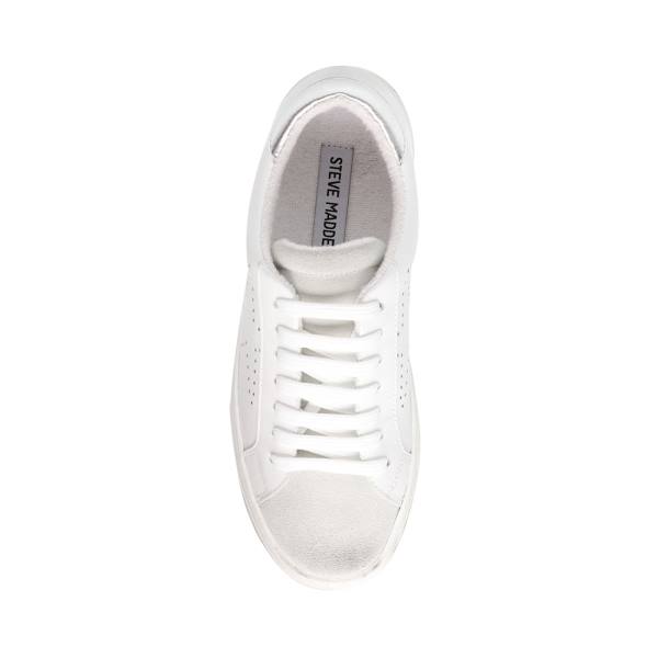 Adidași Dama Steve Madden Rezza Albi | SM-143AM