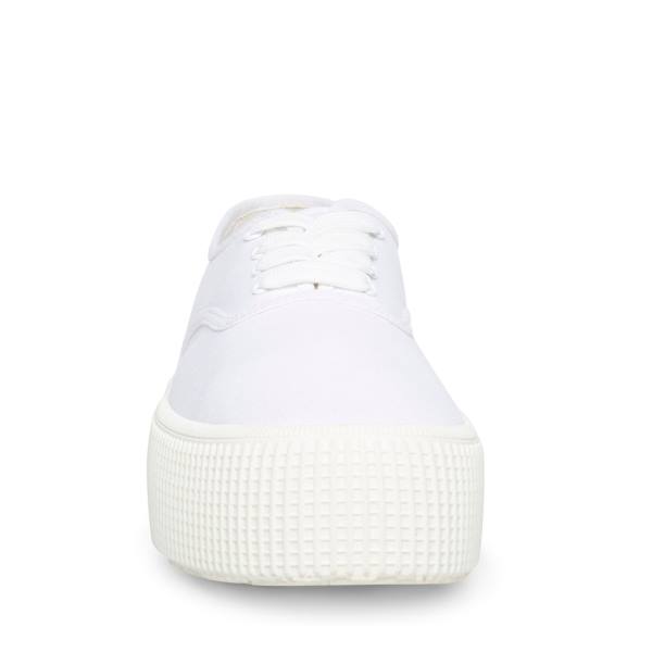 Adidași Dama Steve Madden Stream Fabric Albi | SM-361LH