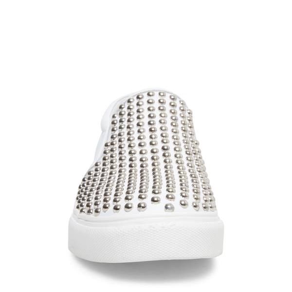 Adidași Dama Steve Madden Torin With Studs Albi | SM-143KY