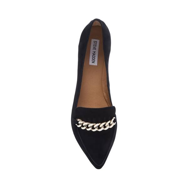 Balerini Dama Steve Madden Farrell Piele Intoarsa Negrii | SM-507MX