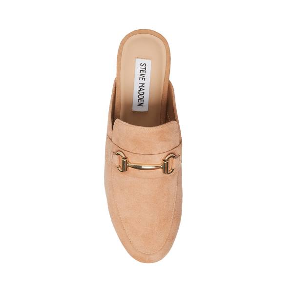 Balerini Dama Steve Madden Kandi Camel Piele Intoarsa Maro | SM-953FM