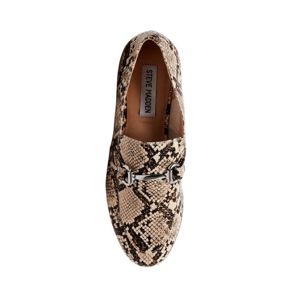 Balerini Dama Steve Madden Kensley Tan Snake Maro Snakeskin | SM-941MZ