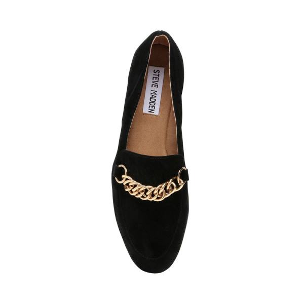 Balerini Dama Steve Madden Soprano Piele Intoarsa Negrii | SM-967UJ