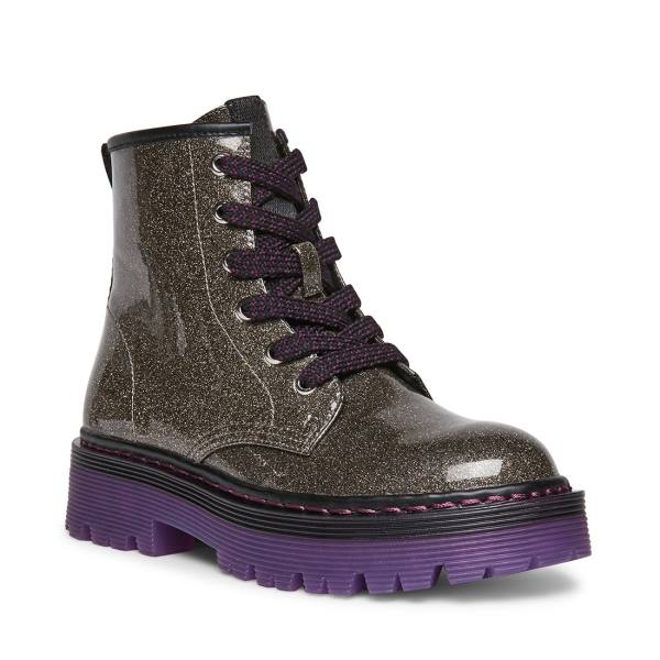 Bocanci Copii Steve Madden Jdynasti Pewter Albastri Gri Colorati | SM-684XB