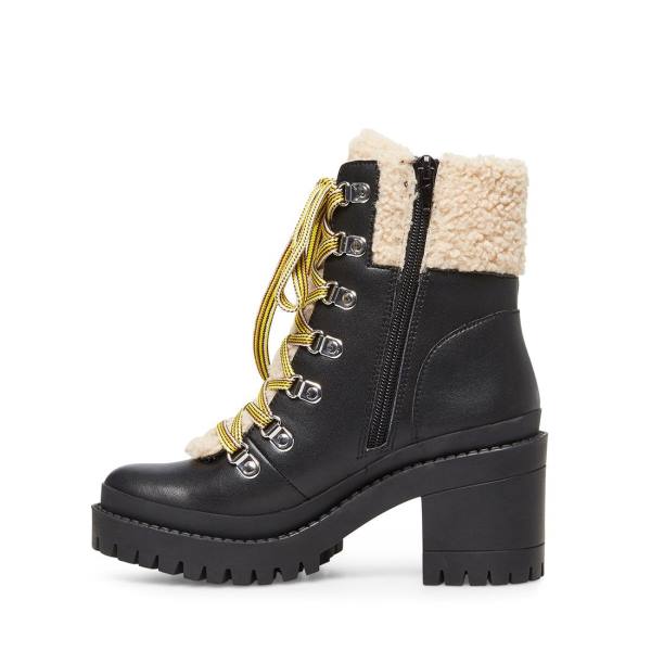 Bocanci Dama Steve Madden Bundleup Piele Negrii | SM-246AZ