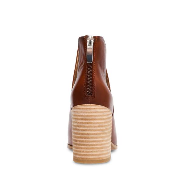 Bocanci Dama Steve Madden Darryn Cognac Piele Maro | SM-140SU