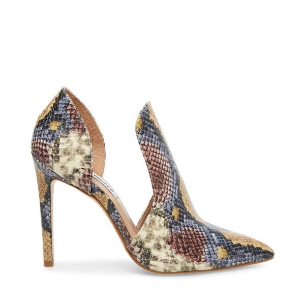 Bocanci Dama Steve Madden Dolly Snake Colorati Snakeskin | SM-283GA