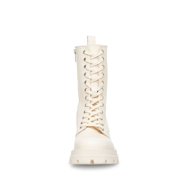 Bocanci Dama Steve Madden Ebba Bone Piele Bej | SM-654FS