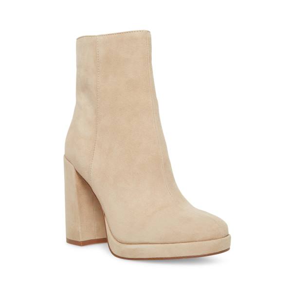 Bocanci Dama Steve Madden Main Sand Piele Intoarsa Maro | SM-709ZP