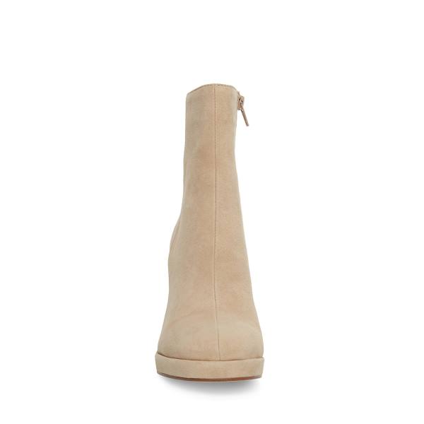 Bocanci Dama Steve Madden Main Sand Piele Intoarsa Maro | SM-709ZP