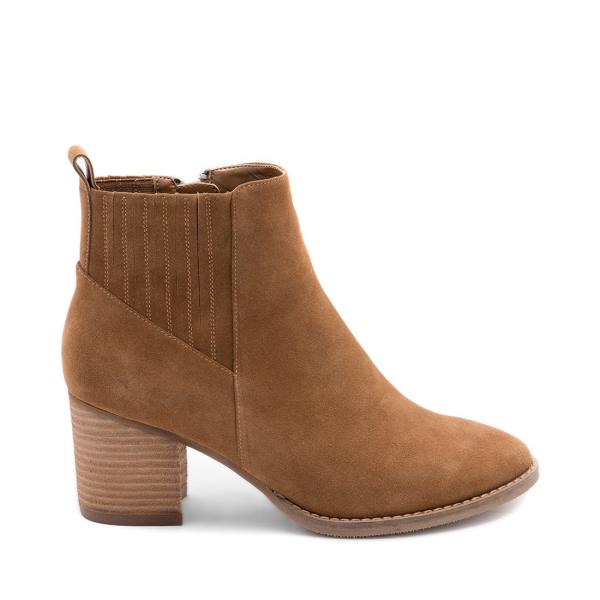 Bocanci Dama Steve Madden Noa Impermeabili Camel Piele Intoarsa Maro | SM-570ZR