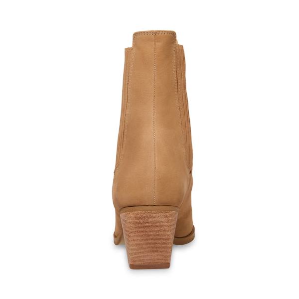 Bocanci Dama Steve Madden Terezza Tan Nubuck Maro | SM-402LA