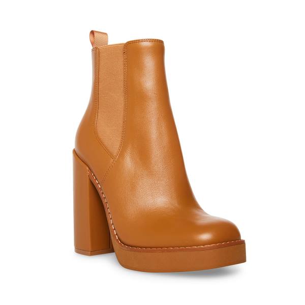 Bocanci Dama Steve Madden Triple Cognac Piele Maro | SM-786VU