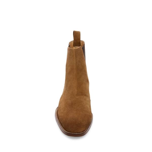 Cizme Barbati Steve Madden Dex Tan Piele Intoarsa Maro | SM-724MW