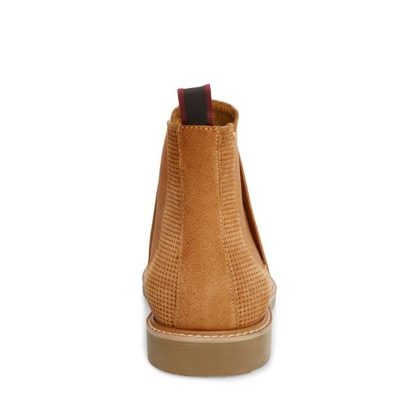 Cizme Barbati Steve Madden Highlyte Tan Piele Intoarsa Maro | SM-539OR