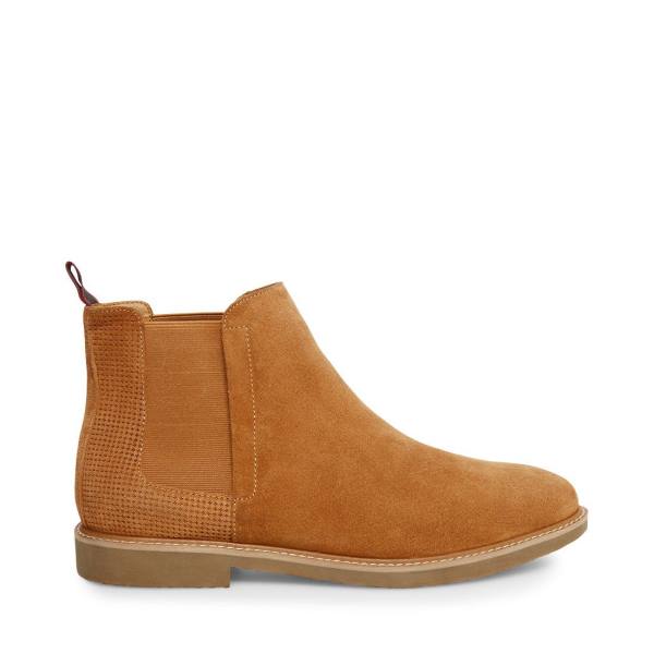 Cizme Barbati Steve Madden Highlyte Tan Piele Intoarsa Maro | SM-539OR