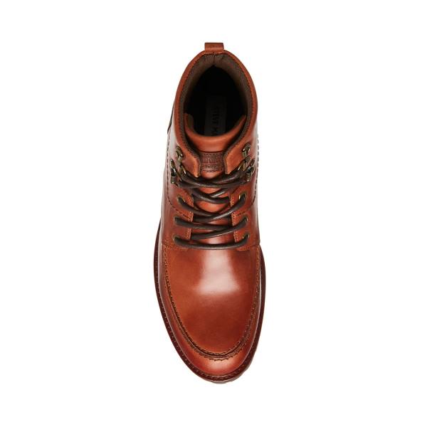 Cizme Barbati Steve Madden Trekker Cognac Piele Maro | SM-591JT