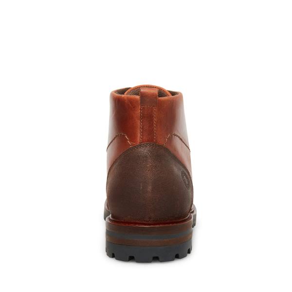 Cizme Barbati Steve Madden Trekker Cognac Piele Maro | SM-591JT