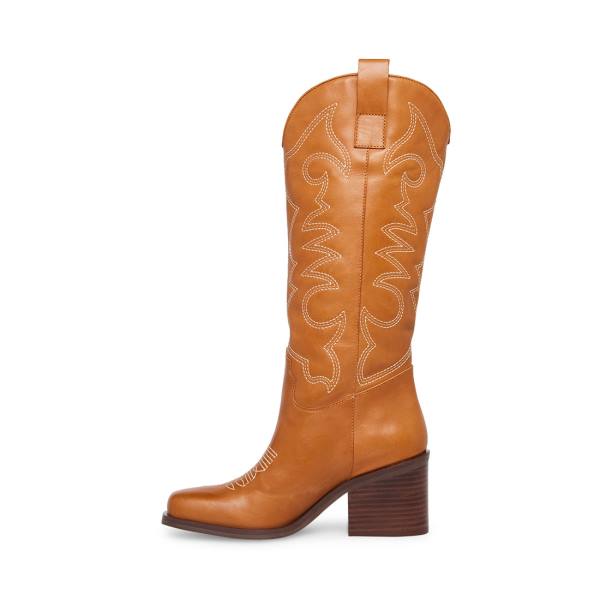 Cizme Dama Steve Madden Stampede Tan Piele Maro | SM-918TU