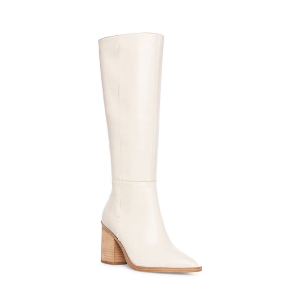 Cizme Dama Steve Madden Tove Bone Piele Bej | SM-357XC