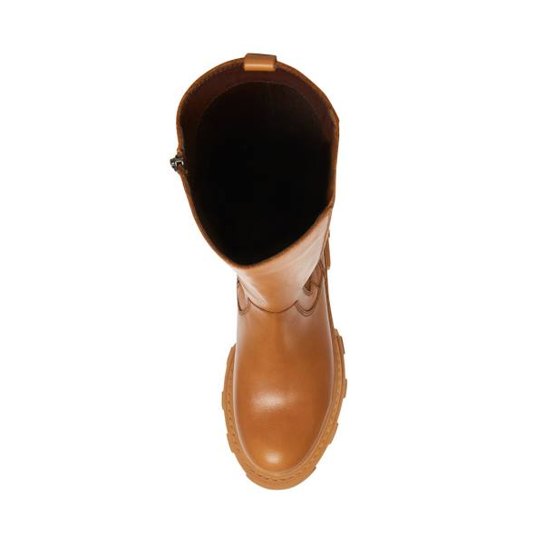 Cizme Dama Steve Madden Wayde Tan Piele Maro | SM-324DR