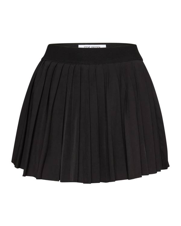 Fuste Dama Steve Madden Pleated Tenis Skort Negrii | SM-720FO