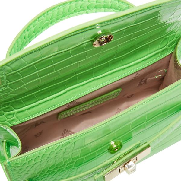 Geanta Crossbody Dama Steve Madden Bdignify Crocodile Verzi Deschis | SM-729XU