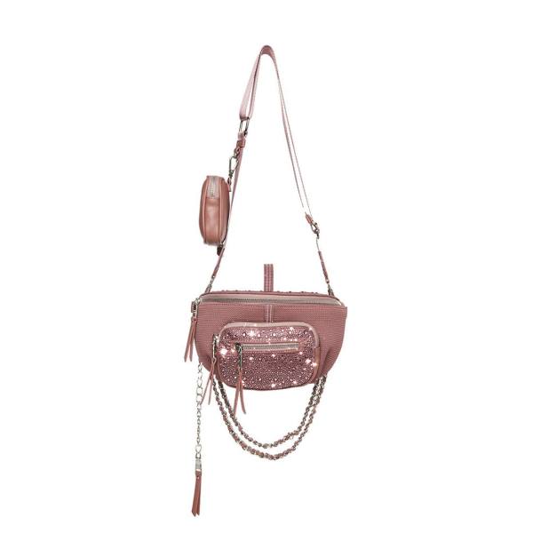 Geanta Crossbody Dama Steve Madden Bmaxima Roz | SM-804GS