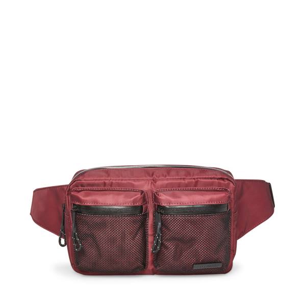 Geanta De Mana Barbati Steve Madden Mesh Fanny Pack Burgundy Visinii | SM-120KP